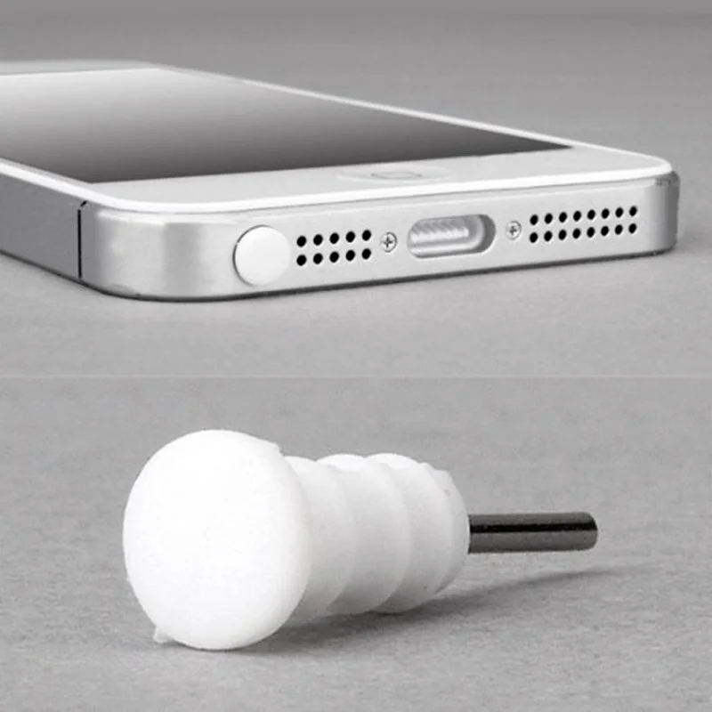 10 sets silicone anti dust cap earphone plugs stopper dust plug for iphone silicon plug phone accessories free global shipping