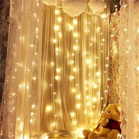 300 leds christmas window decoration 3m droop 3m curtain string led lights 220v new year garden home xmas party wedding holiday