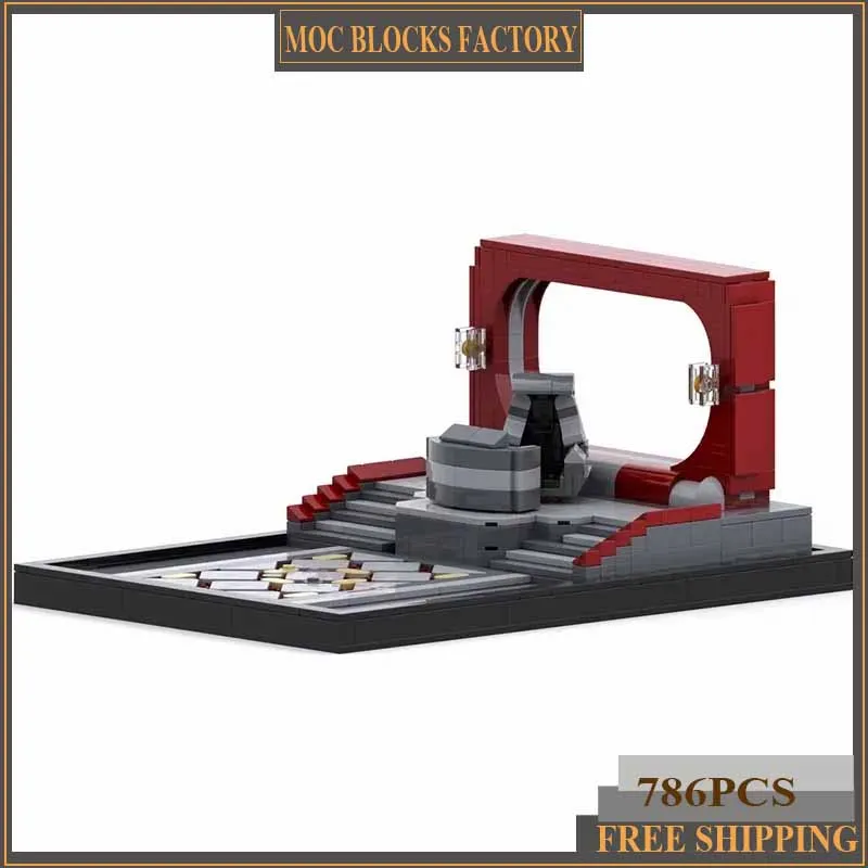 Популярные строительные блоки Star Movie Moc Senate офисные кирпичи модель DIY сборка