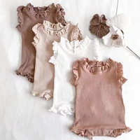 2pcs newborn baby girl clothes set summer soft cotton baby romperbloomer princess baby girls outfit infant clothing