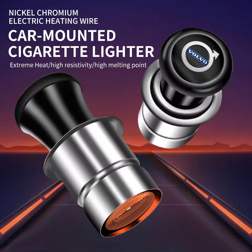 Портативный адаптер прикуривателя для Volvo AWD C30 C70 S40 S60 S80 S90 T6 V40 V50 V60 V70 V90 XC40 XC60 XC70 XC90