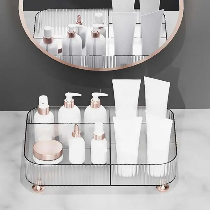 

Light Luxury Cosmetic Storage Box Storage Decoration Storage Box Pet Organizing Box Nordic Desktop Storage Box Storage Organizer