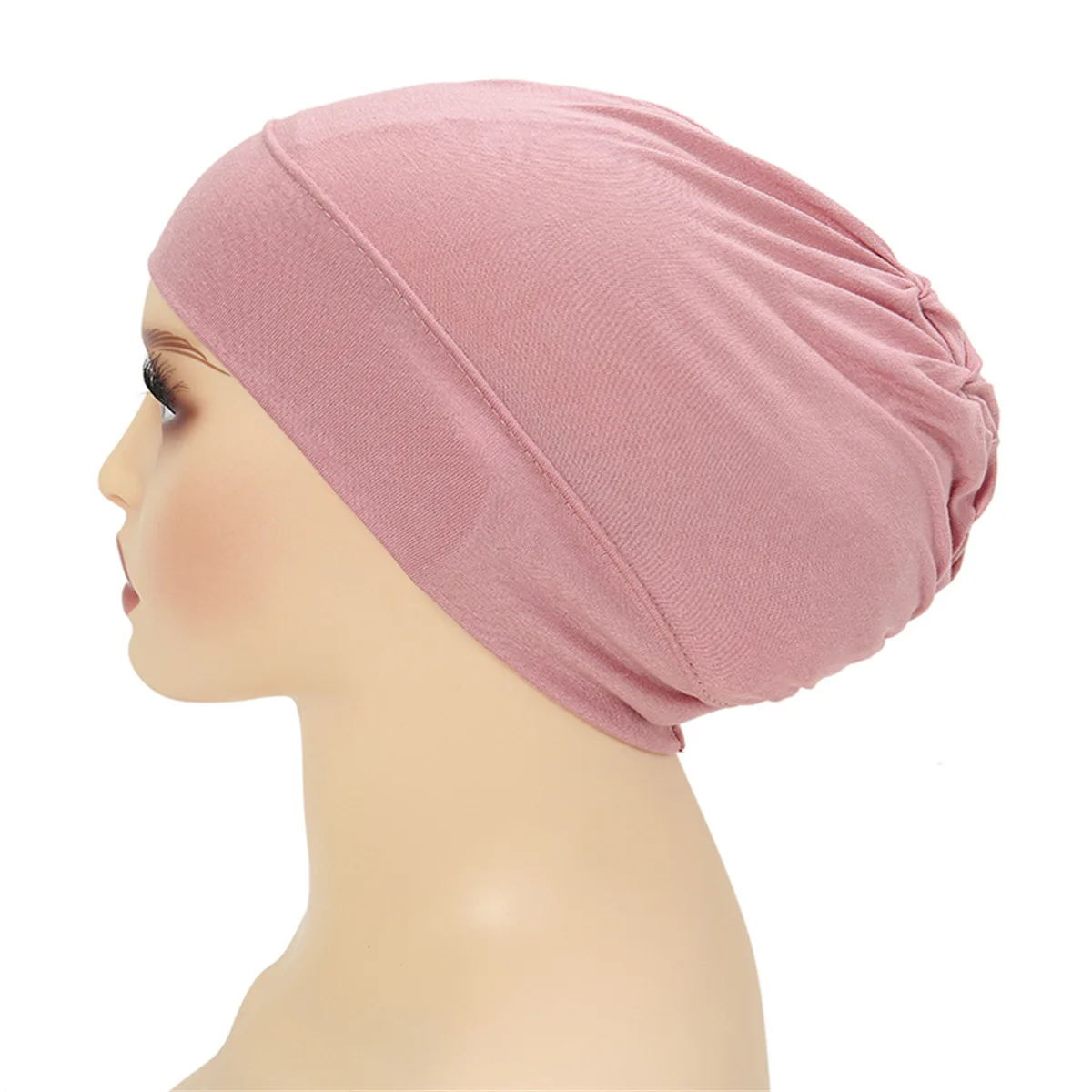 

Stretch Hat Cloth Forehead Cap Indian Hat Modal Turban Hat Base Women