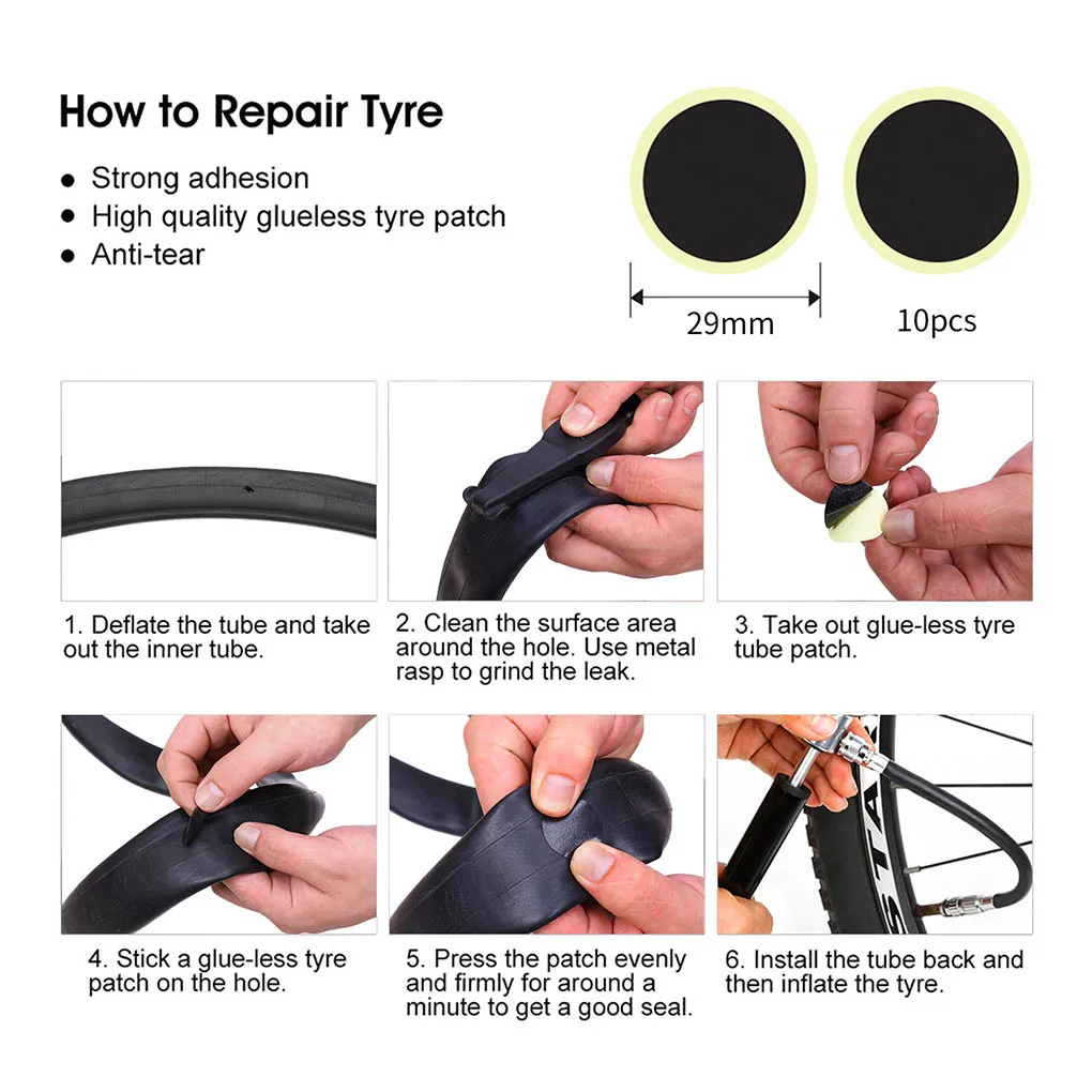 

MTB Bike Bicycle Repair Tools Kit Cycling Storage Bag Air Pump Wrench Cycling Bag Tire Repair Tool Set Maintenance Tools Kit