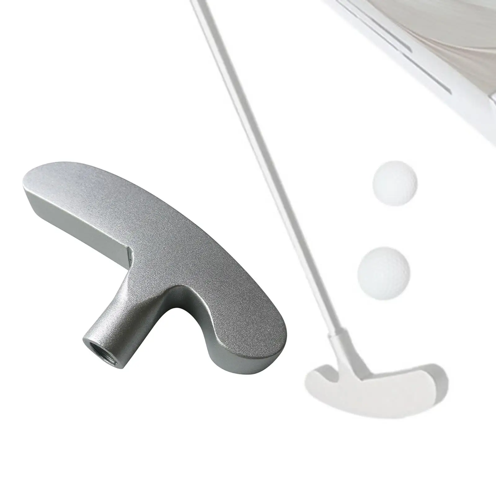 

Durable Golf Putter Head Zinc Golf Ball Toddler Training Practice