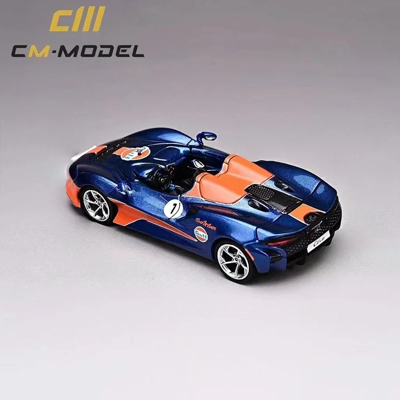 CM Модель 1:64 Игрушечная модель автомобиля Elva с открытым верхом из сплава литой под