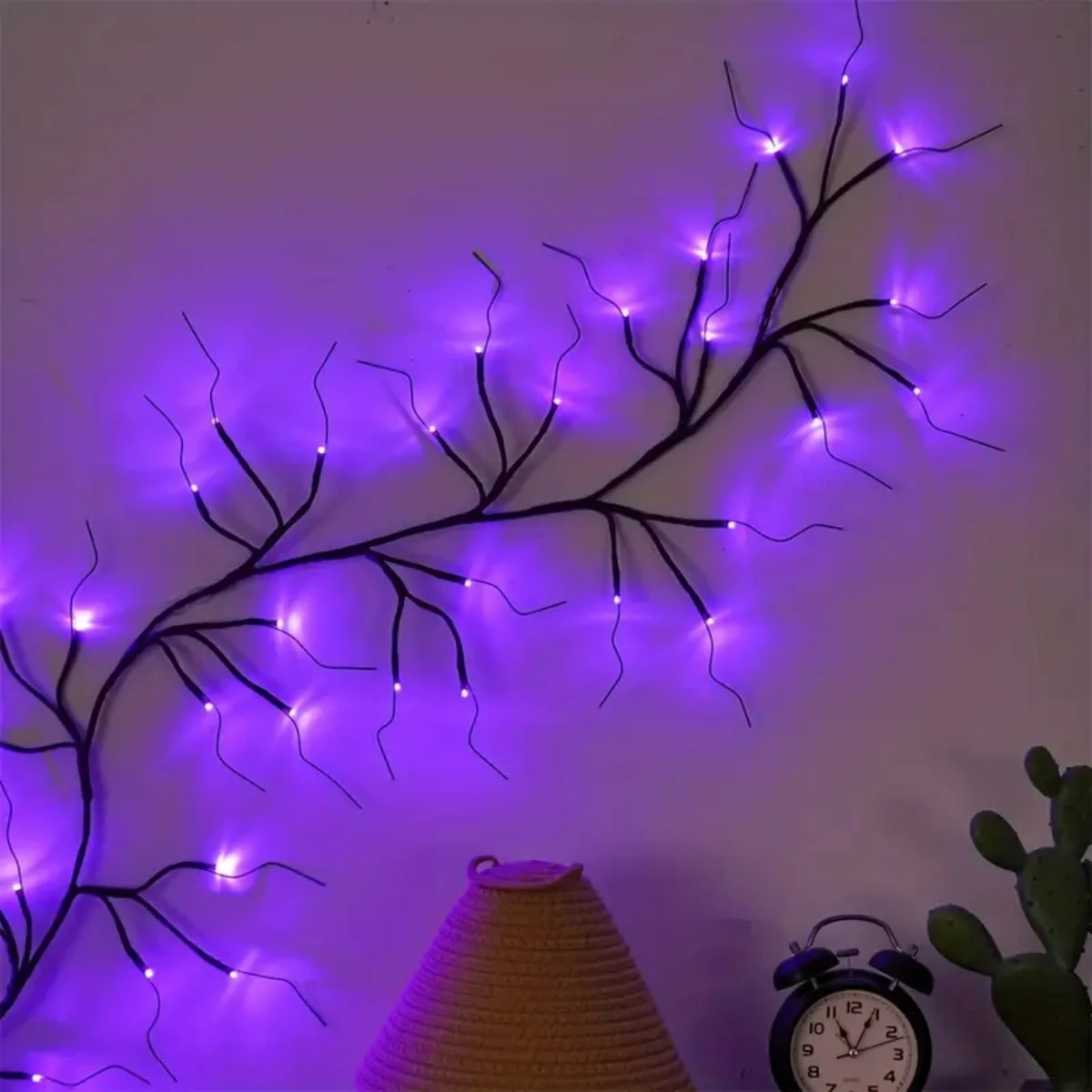 

LED Фонарики-ветки Ивы, Фиолетовые, 54 шт., Peach Forest
