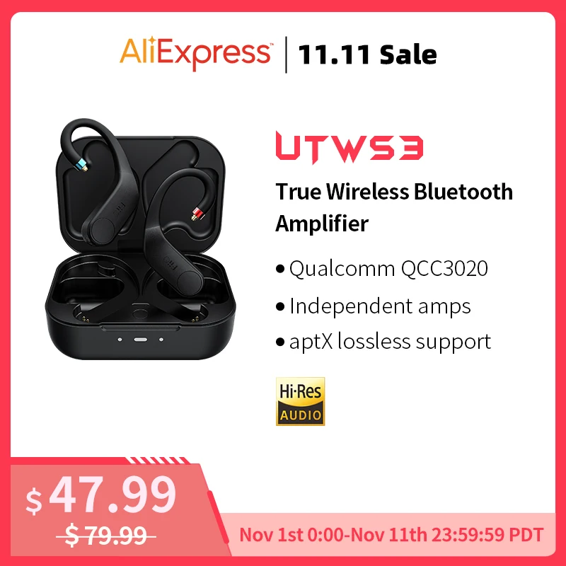 Kup FiiO UTWS3 Bluetooth V5.0 AptX/TWS + Słuchawki Douszne Złącze MMCX/0.78mm Z Obsługą Mikrofonu/30 Godzin Odtwarzania I Kontrola Aplikacji Tanie FiiO UTWS3 Bluetooth V5.0 AptX/TWS + Słuchawki Douszne Złącze MMCX/0.78mm Z Obsługą Mikrofonu/30 Godzin Odtwarzania I Kontrola Aplikacji