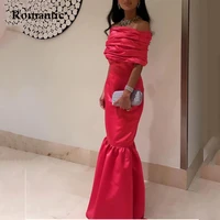 romantic evening dress off the shouder a line for birthday trumpet floor length long party gowns for special occasion plus size