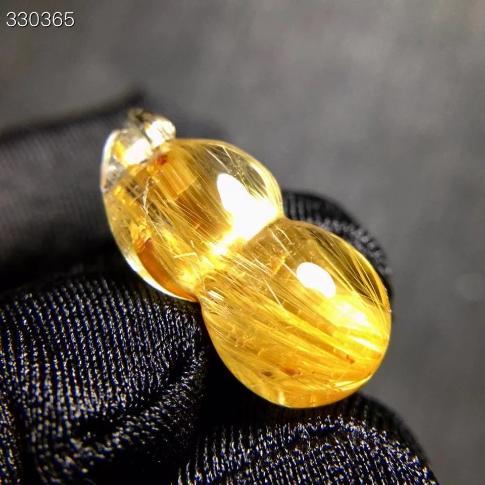 

Натуральное золото, рутилированная кварцевая тыква, кулон 21,3*9,8*7,4 мм, желтый рутилированный кварц, ювелирные изделия для женщин, Бразилия AAAAAAA