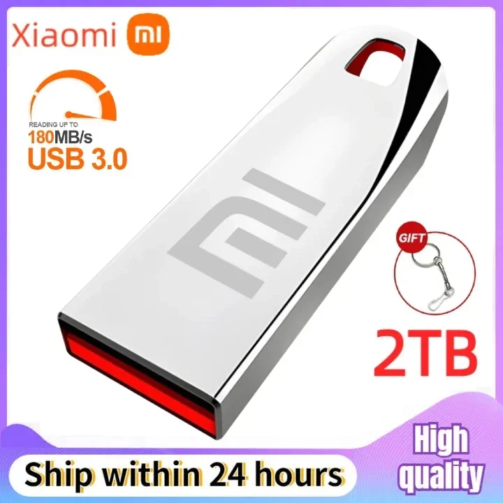 Оригинальный USB-накопитель Xiaomi 2 ТБ металлический USB U-диск высокоскоростной