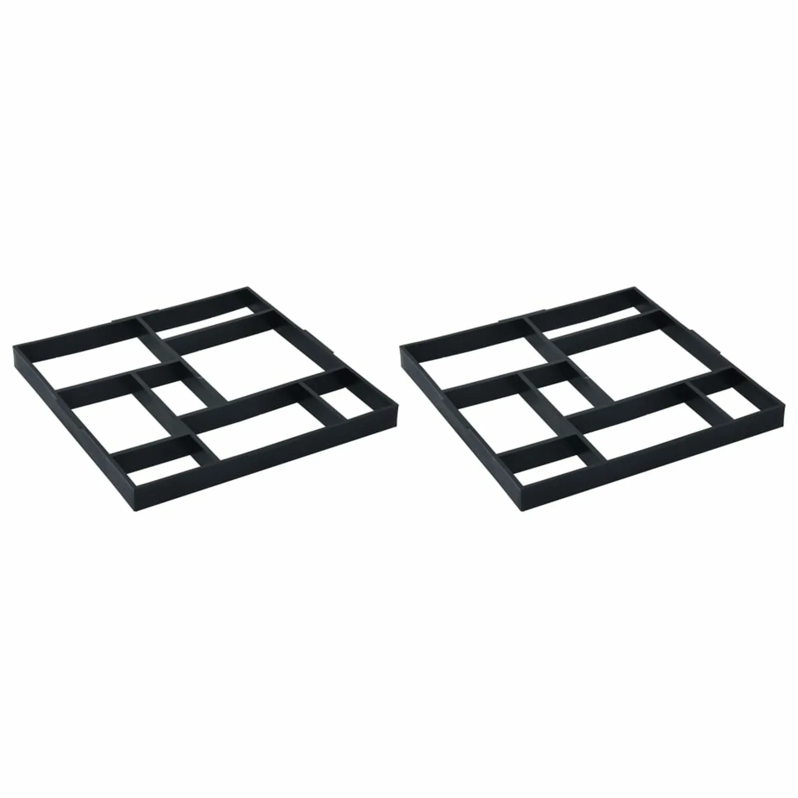 

Pavement Moulds 2 pcs 19.8"x19.8"x1.7" Plastic