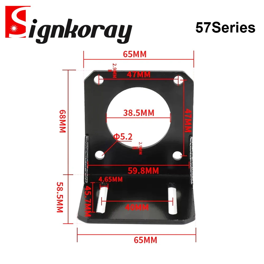 Nema17 Nema23 Nema34 Nema42 База двигателя для 42 57 86 шаговый двигатель алюминиевый