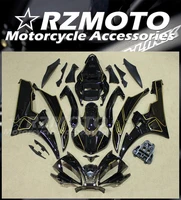injection mold new abs whole fairings kit fit for yamaha yzf r6 r6 06 07 2006 2007 bodywork set black golden
