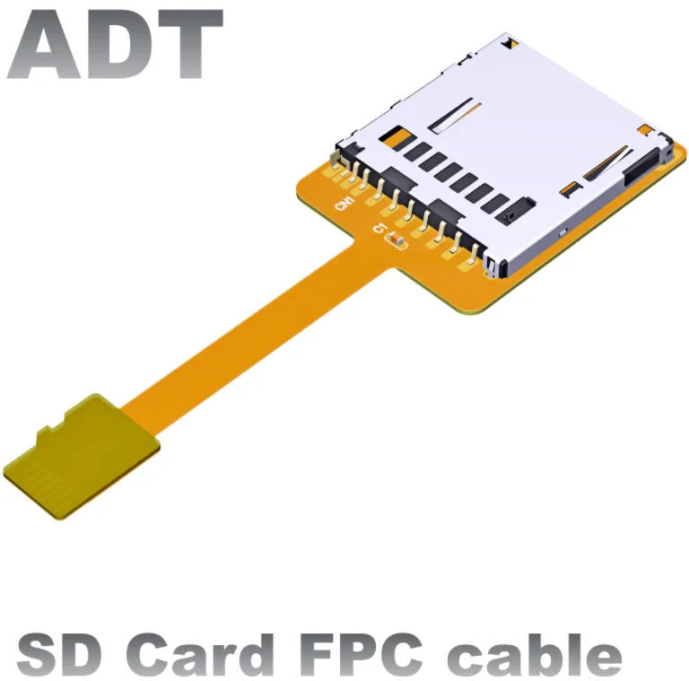 

Micro SD TF extension cable supports SDHC SDXC FPC soft row card reader navigation cable