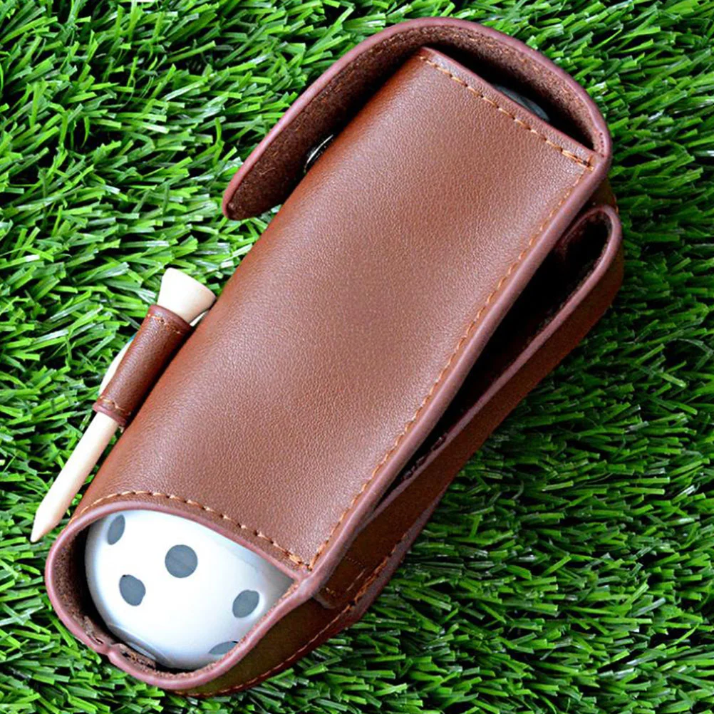 Bag Holder Tee Storage Resistantprofessional Small Case Wear Convenient Compact Use Daily Portable Cowhide Reusable Accessories
