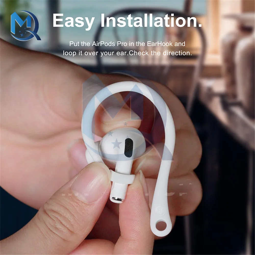 Спортивные силиконовые ушные крючки для Apple AirPods pro аксессуары противоударные