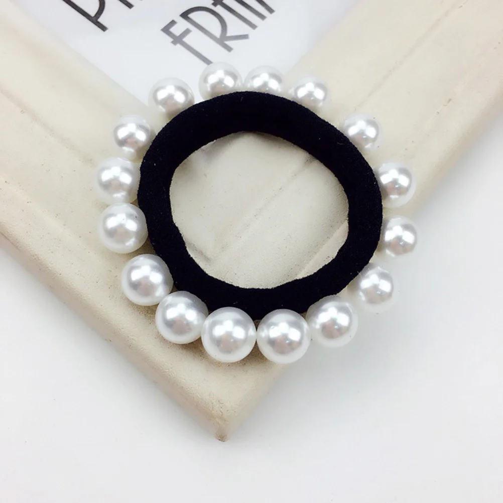 8 шт. женская повязка для волос с большим и маленьким искусственным жемчугом