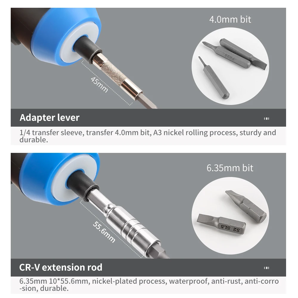 Электрическая отвертка 37 в 1 прецизионный набор электроинструментов