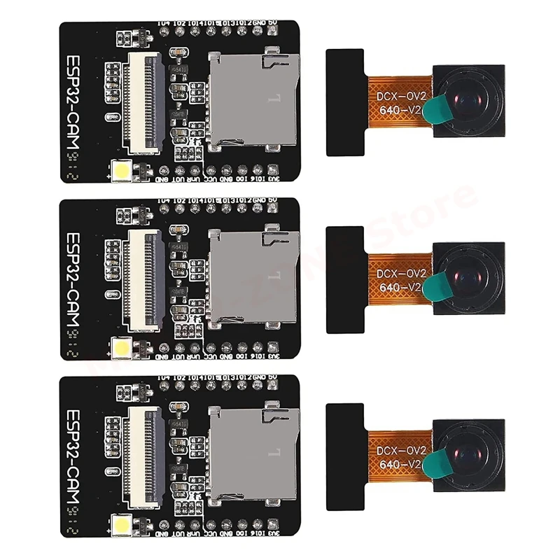 

3 шт., умная плата, плата разработки модуля WiFi Bluetooth с модулем камеры OV2640 для Arduino