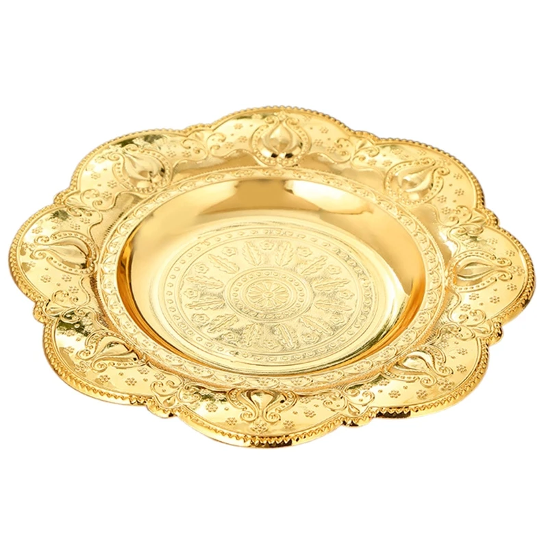 

Декоративный поднос T5EB для вечерние, лотки для фруктов, органайзер для косметики и ювелирных изделий, легко чистить, подарок