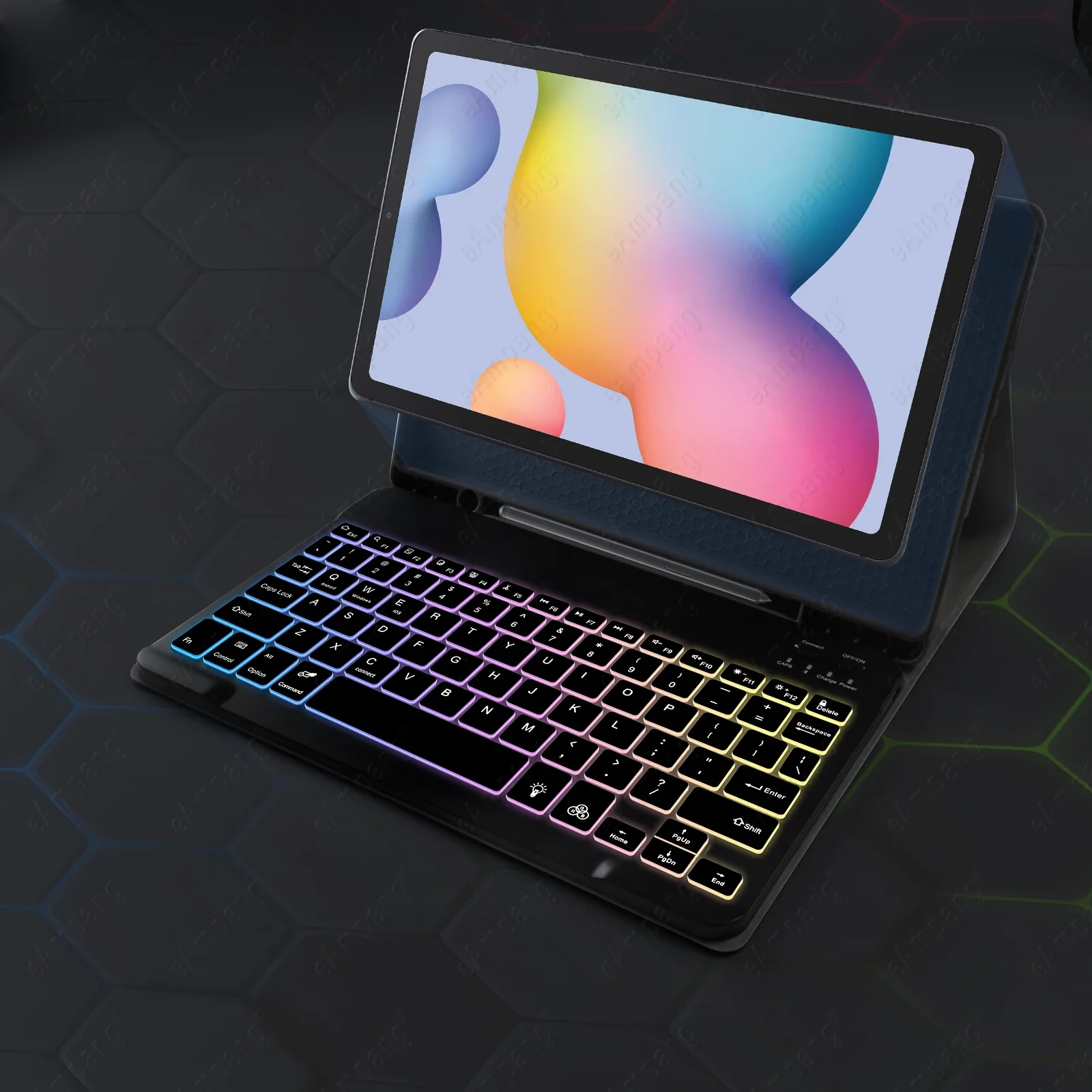 Чехол-клавиатура мышь стилус костюм для Samsung Galaxy Tab S6 Lite 10 4 P610 P613 P615 русская иврит