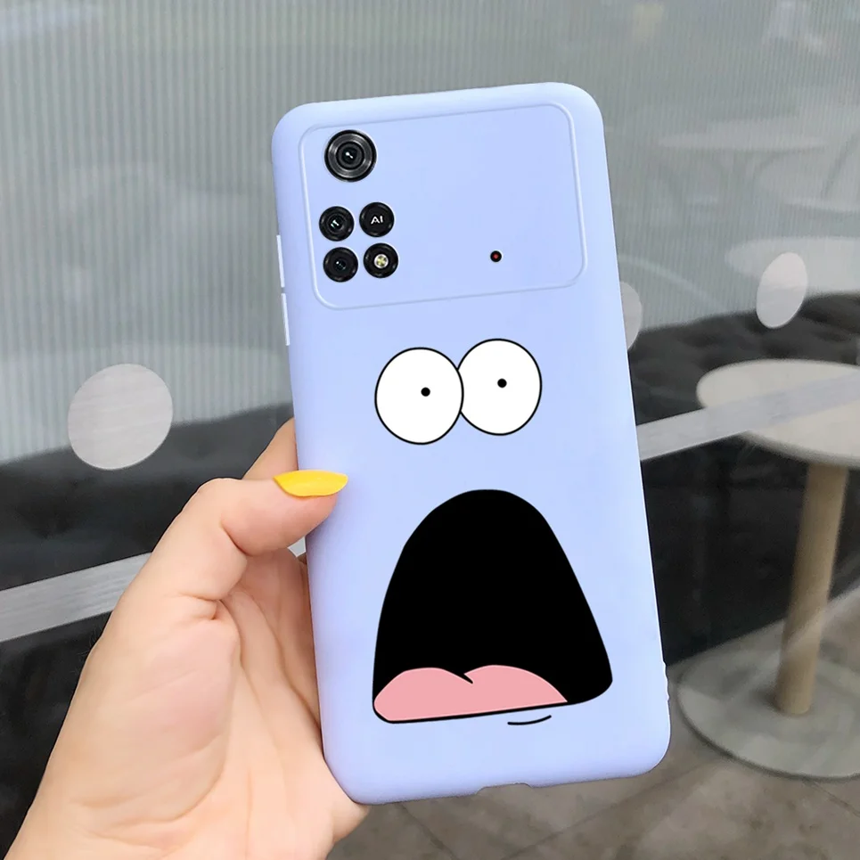 Чехол для Xiaomi Poco X4 NFC 2022 мягкие чехлы противоударный чехол M4 Pro