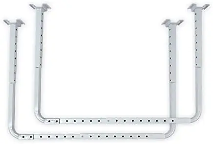 

33 in. x 34 in. Adjustable Garage Ceiling Mount Kit, Garage Overhead Bracket, White