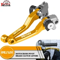 motorcycle accessories motorcoss dirt bike pivot brake clutch levers handle lever for suzuki rmx250s rmx250r s 1993 1994 1996