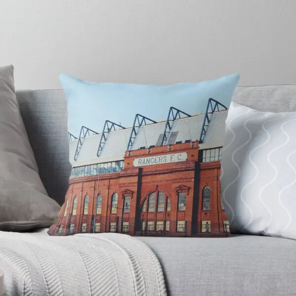 

Ibrox Stadium At Blue Hour Printing Throw Pillow Cover Soft Anime Fashion Decorative Bedroom Decor Wedding Pillows not include