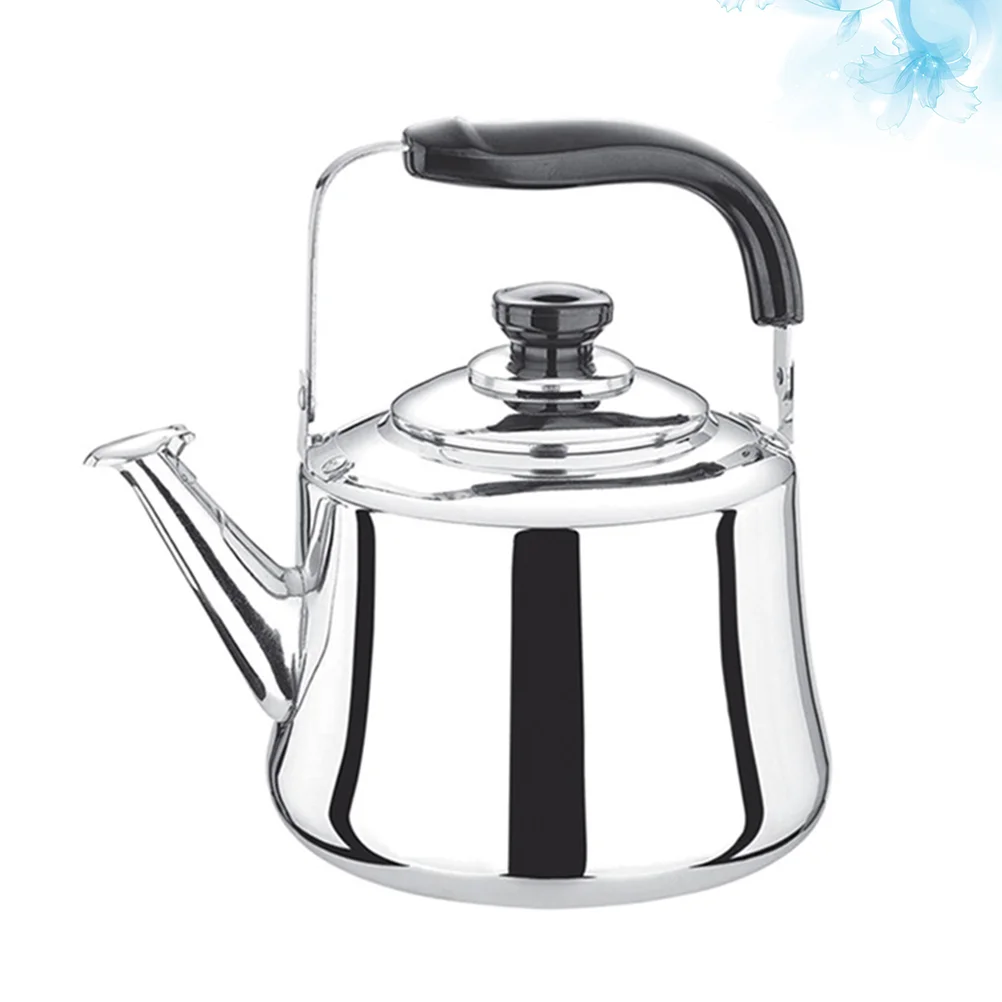 

Kettle Stovetop Tea Steel Teapot Water Whistling Stove Heatingpot Stainless Boiling Whistle Metal Kettles Gas Large Heavy Duty