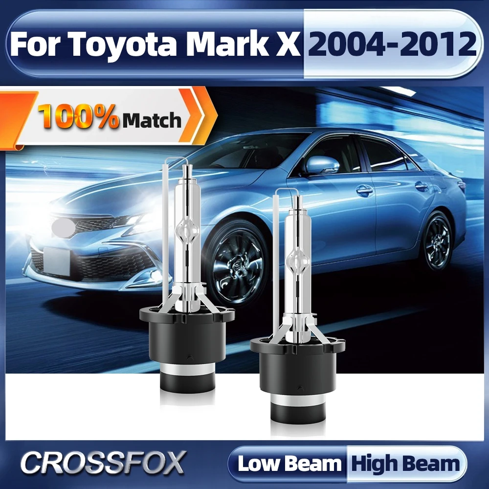 

35W D4S HID ксеноновая фара 6000K белая Автомобильная светильник 12V 20000LM для Toyota Mark X 2004-2006 2007 2008 2009 2010 2011 2012