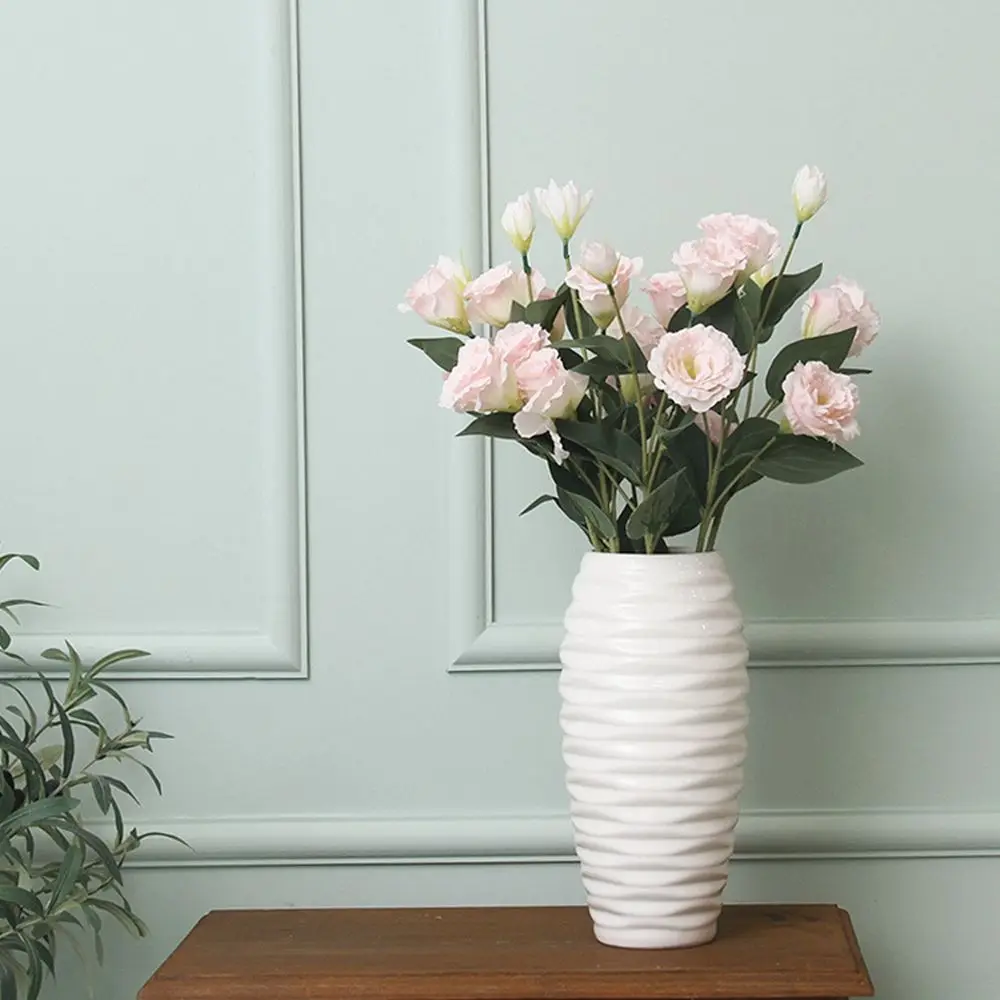 Искусственные цветы 3 головки Европейский Eustoma Шелковый цветок искусственные