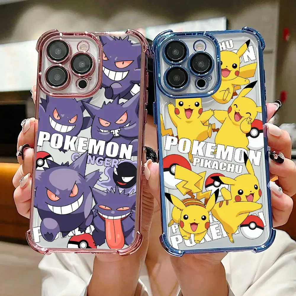 Фото Чехол для телефона Gengars Pikachus P-Pokemons Dragon для Xiaomi 17T Pro 15T 14T 15 14 Poco F5 F7 F8 Ultra M7 M8 X6 X7 X8 Pro Max №1