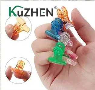 

5pcs Nail Tips Clip Finger Extension Quick Building Mold Tips Nail Dual Forms Nail Art Tool 4 Colors