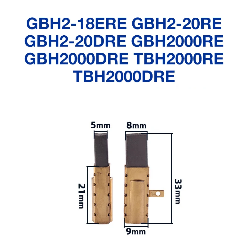 Аксессуары для угольной щетки Bosch GBH2-18ERE RE DRE TBH GBH2000RE DRE RE Hammer, сменная Угольная щетка 1619P01777