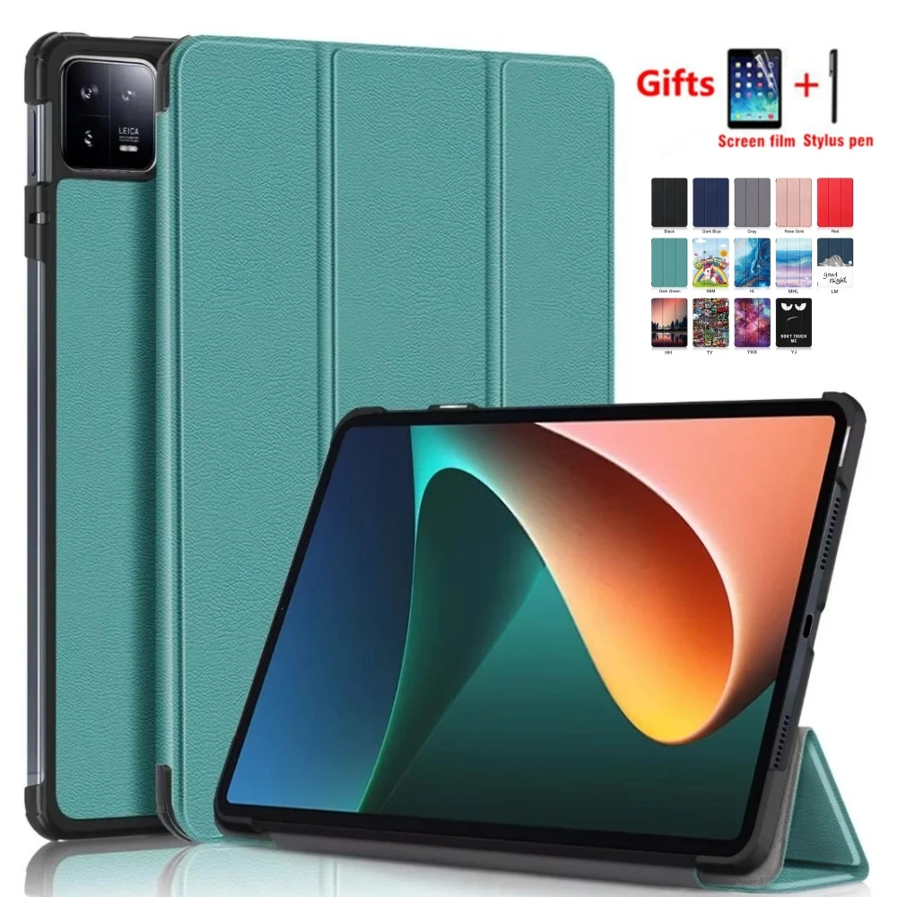 

For Xiaomi Pad 6 Pro Case 2023 11 inch Trifold PU Leaher Flip Stand Back Cover Funda For Xiaomi Mipad 6 Mi Pad 6 Pro Case Capa