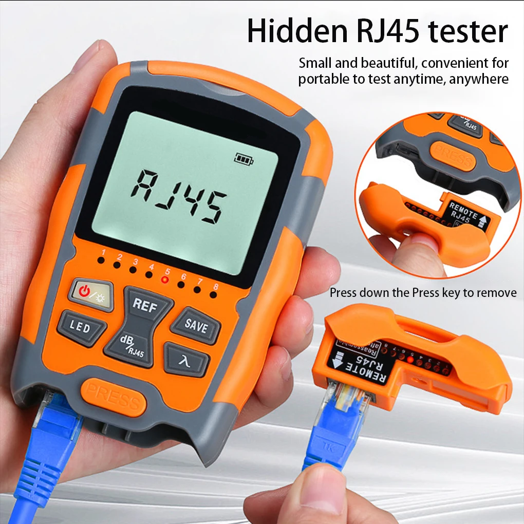 

Optical Power Meter Professional Network Cable Tester with Lanyard