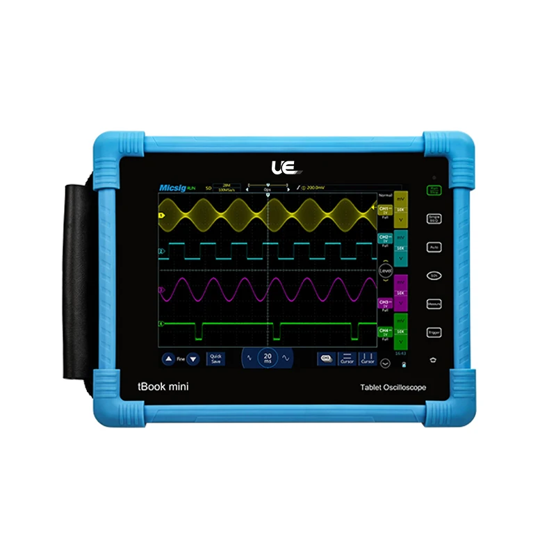 

TO1000 Series Tablet oscilloscope, will bring you an excellent operation experience which is different from traditional