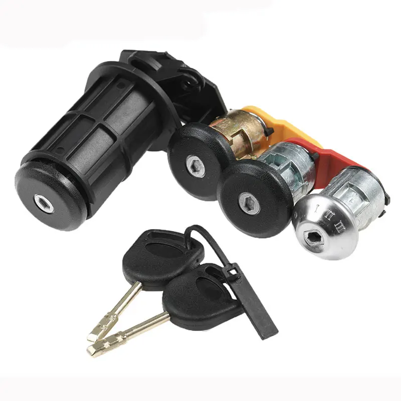 

Новый дверной замок, полный комплект с 2 ключами для Ford Ka Escort Fiesta 7177664516 Сердечник дверного замка