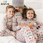 Рождественская семейная Пижама, комплект для мамы, отца, детей, Одинаковая одежда, семейный образ, наряд для маленьких девочек, комбинезоны, одежда для сна, пижамы