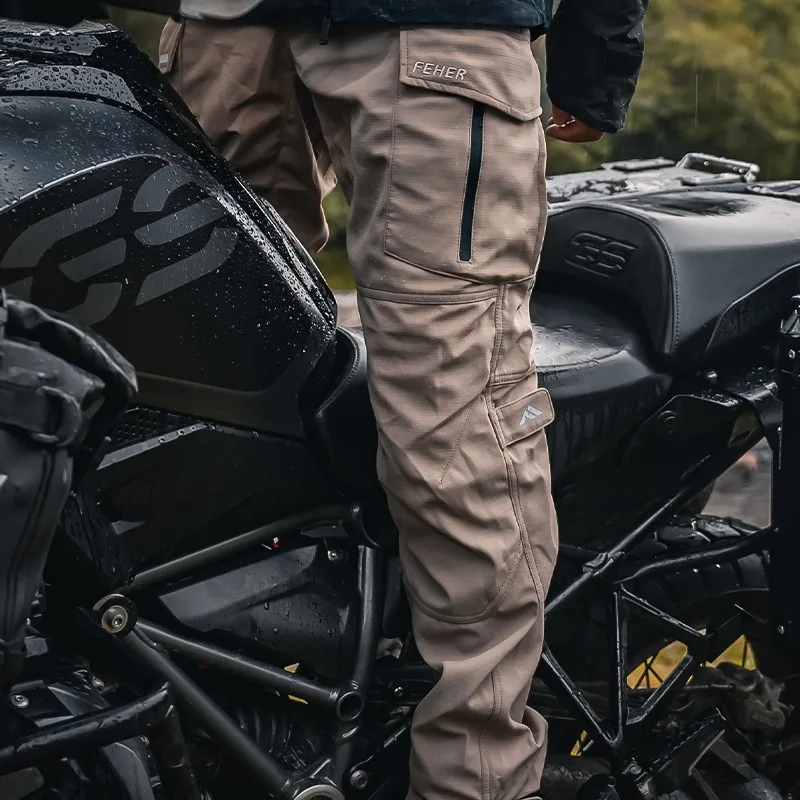 FEHER зимние мотоциклетные штаны мужские четыре сезона теплые для верховой езды с