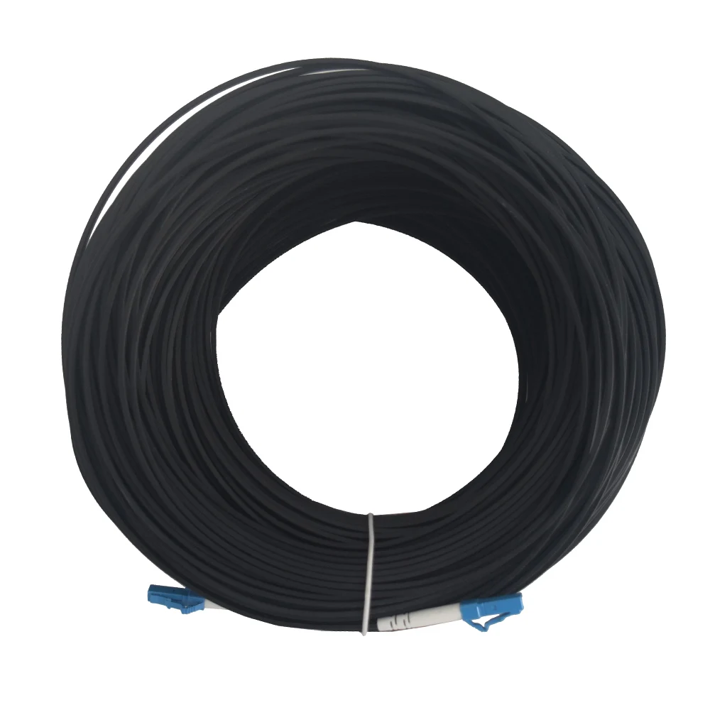 

10M 20M 30M 50M 60M 80M 100M FTTH Fiber Optic Drop Cable Patch Cord LC-LC singlemode simplex 30 Meters Fiber Optic Jumper