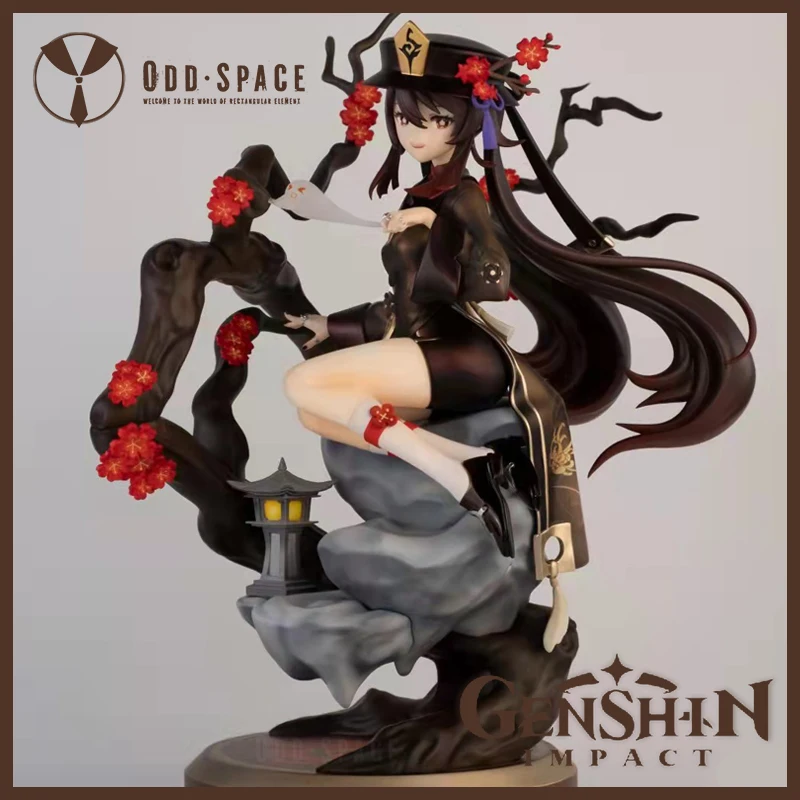 

game Genshin Impact HuTao 23cm Figure Hutao Action Figurine Cute Kawaii Collectible Model Doll Toys for Children Birthday Gift