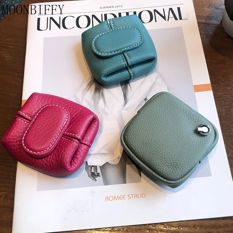 

Leather Mini Coin Purse Women Hasp Coin Purse High Quality PU Leather Material Key Bag Portable Hasp Small Bag Pouch Bags