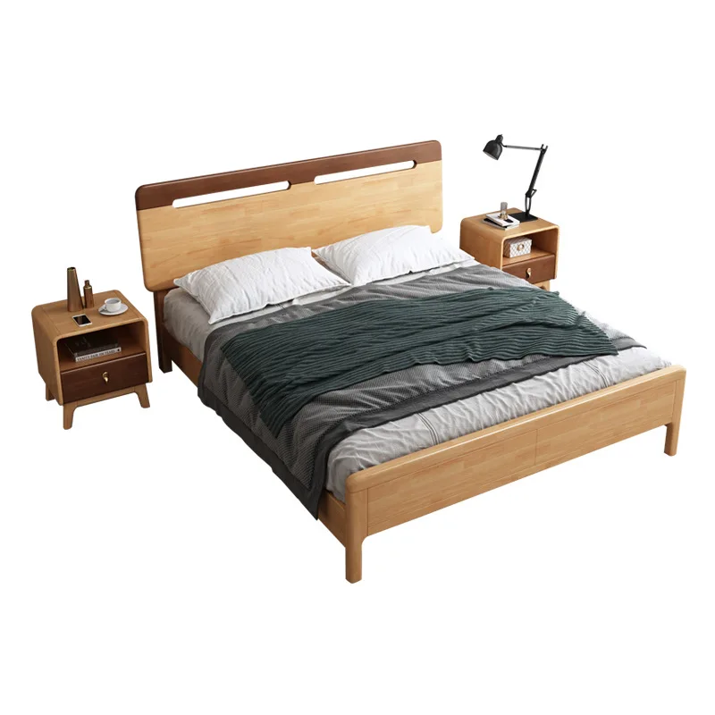 Upholstered Synthetic Leather Queen Storage Bed King Size Double Bed With Storage