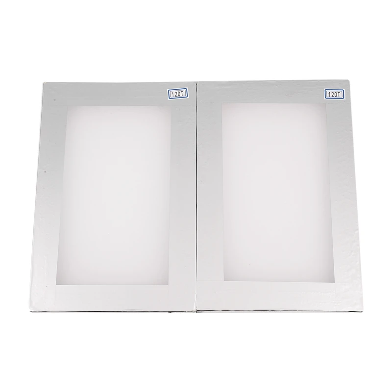 

2Pcs A4 Screen Printing Aluminum Frame Stretched 120T Silk Screen Polyester Screen for Printed Circuit Board