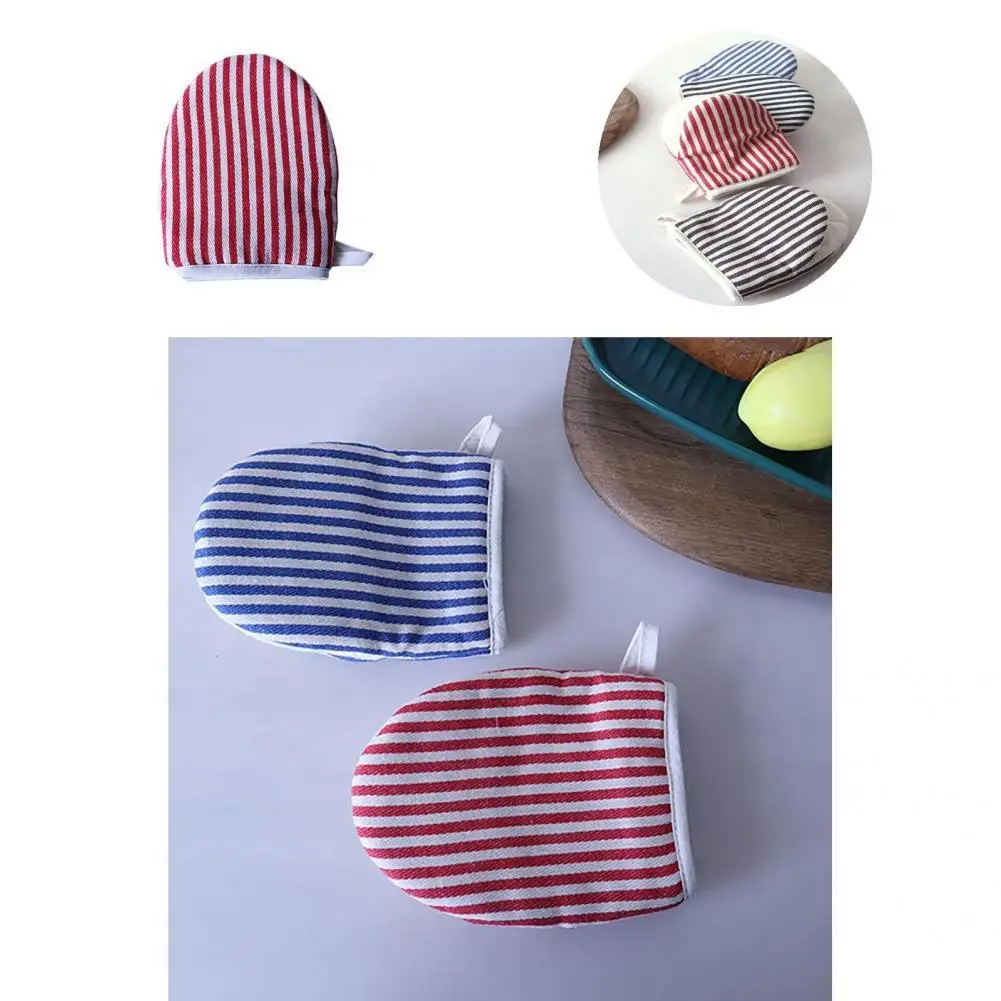 

Multi-functional Cotton Flax Kitchen Heat Resistant Gloves for Bakery