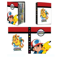 new 240pcs characters card collection notebook game card playing album pokemones cards holder novelty gift for kids