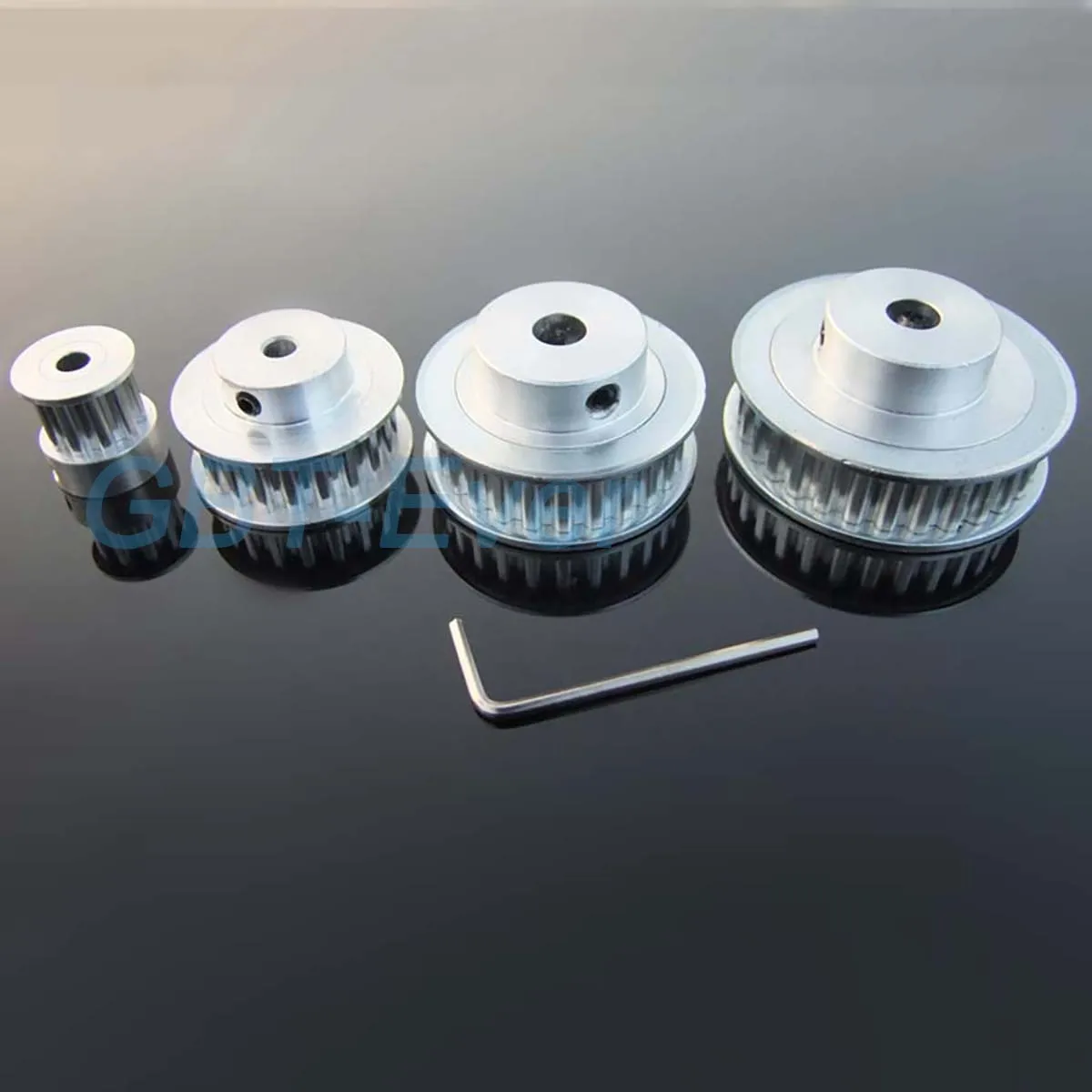 

1Pc 10/20 Teeth XL Timing Pulley Bore 4/5/6/8/10/12mm Synchronous Wheel Aluminium Idler Pulley Pitch 5.08mm for 10mm Timing Belt